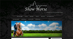 Desktop Screenshot of internationalshowhorse.com